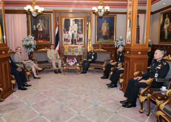 ปลัดกระทรวงกลาโหมต้อนรับ–อำลาผู้ช่วยทูตทหารสหราชอาณาจักร สานต่อความร่วมมือทางทหารให้แน่นแฟ้นยิ่งขึ้น